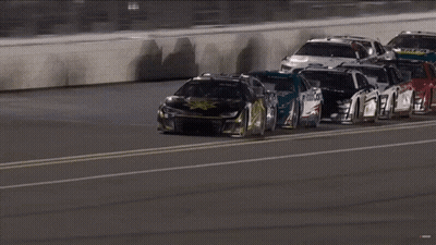Race Car With Number 6 GIF
