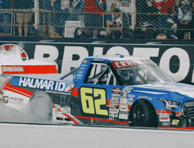 Race Car With Number 62 GIF