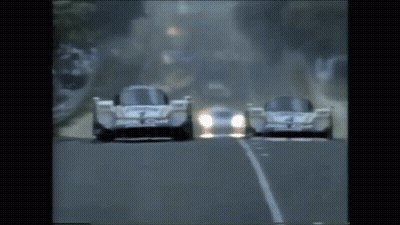 Race Car With Number 7 Driving GIF