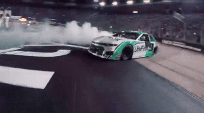 Race Car With Unifirst On Side GIF