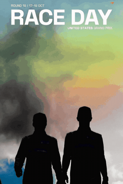 Race Day Poster In The United States GIF