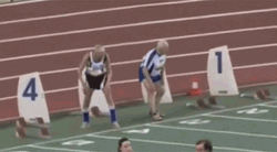 Race Old Men GIF