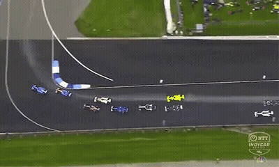 Race Track Aerial View With Tag Heuer Logo GIF