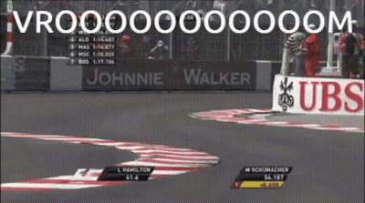 Race Track Saying Johnnie Walker UBS GIF