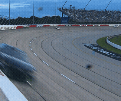 Race Track Sign Saying Geico GIF