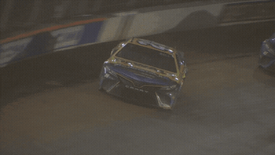 Race Track With Bristol On Fence GIF