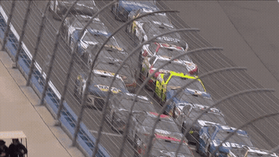 Race Track With Number 30 On Fence GIF