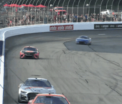 Race Track With Sign Saying Ambetter Ambetter Ambetter GIF