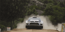 Race Volkswagen Polo GIF