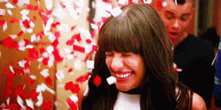 Rachel Confetti Shower GIF