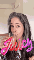 Rachel Smith Juicy Drink GIF