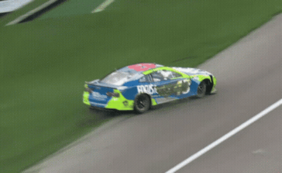 Racing Car With Focus On Side GIF