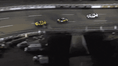 Racing Cars With Ford Sticker GIF