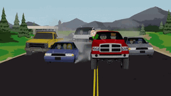 Racing Speeding Cartooon GIF