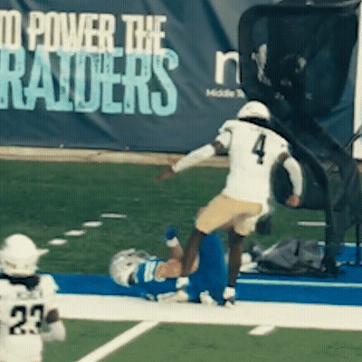 Rader Power Sign Lit Up At Night GIF