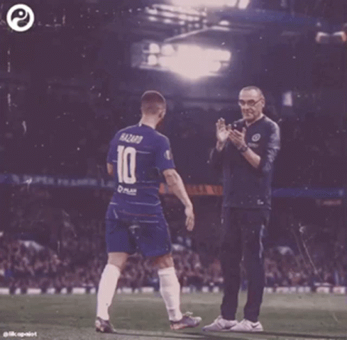 Rafa Leao Number 10 Being Hugged By Another Player GIF