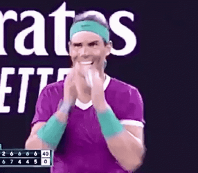 Rafael Nadal Achieved Grand Slam GIF