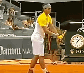 Rafael Nadal Serve GIF