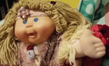 Rag Doll Patch Kid Hi Wave GIF