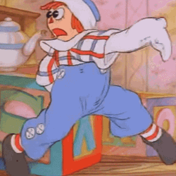Rag Doll Raggedy Andy Run GIF
