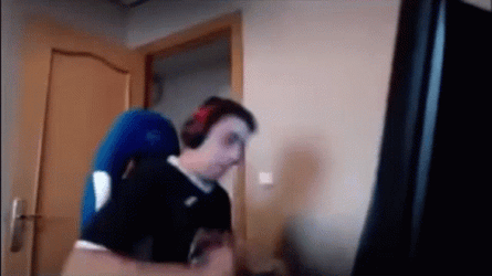 Rage Quit Going Bonkers Table Smash GIF