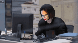 Rage Quit Tapping Computer Digital Animation GIF