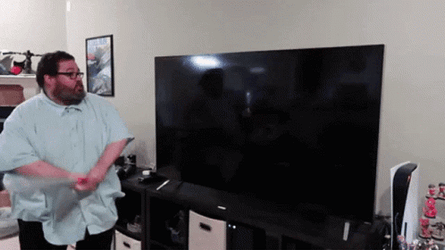 Rage Quit Tv Screen Baseball Bat Strike GIF