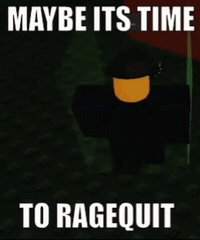 Ragequit Cartoon Character GIF
