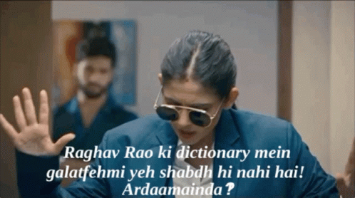 Raghav Rao Ki Dictionary Mein Galatfehmi Yeh Shabdh Hi Nahi Hai ! Ardaamaida ? GIF