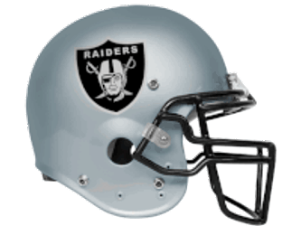 Raider Nation Silver And Black Sticker GIF