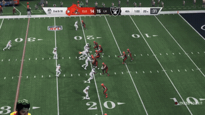 Raiders Football Game On Computer GIF
