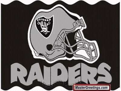Raiders Football Team Poster GIF
