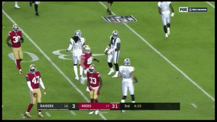 Raiders Vs 49Ers Thursday Night Football GIF