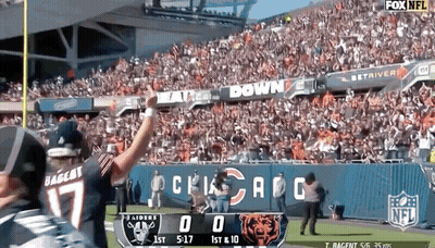 Raiders vs Bears Football Game on Fox NFL