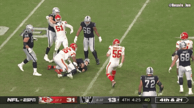 Raiders Vs Chiefs Football On ESPN GIF