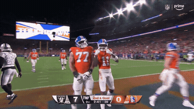 Raiders Vs Giants Football Game GIF