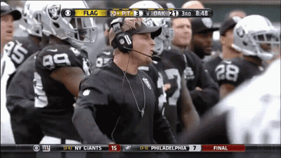 Raiders Vs Philadelphia Football Game GIF