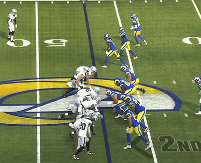 Raiders Vs Rams Football Game 2Nd Quarter GIF