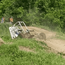 Rail Buggy Kart Jump Exhibition GIF