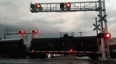 Railroad Crossing Photo By Cravello2020 GIF