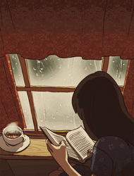 Rain Anime Aesthetic GIF