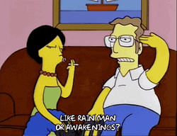 Rain Man Spoof The Simpsons GIF