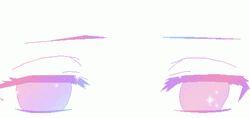 Rainbow Anime Eyes GIF