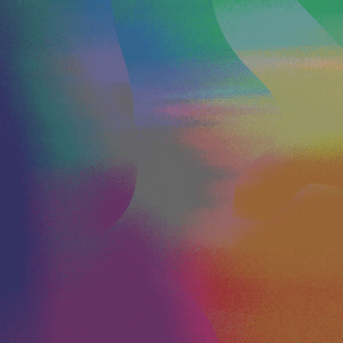 Rainbow Background With Purple And Orange Circle GIF