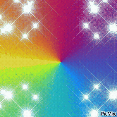 Rainbow Background With Sparkles Picmix GIF