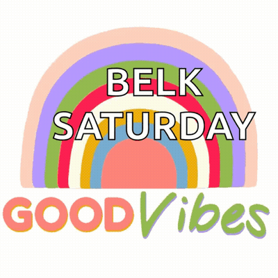 Rainbow Belk Saturday Good Vibes GIF