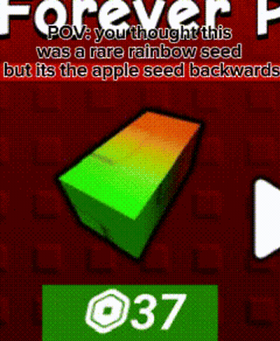 Rainbow Block With Number 37