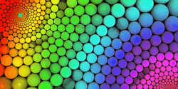 Rainbow Color Balls Pattern