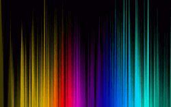 Rainbow Color Fiber Spectrum