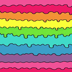 Rainbow Color Noise Cartoon